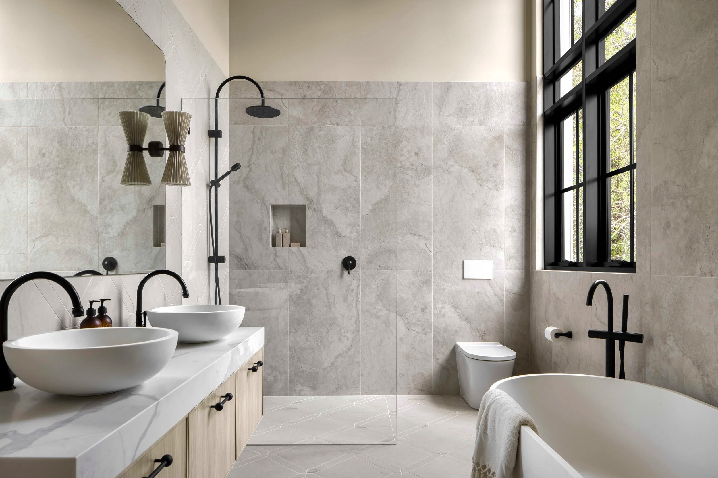Modern Bathroom Remodel Concept